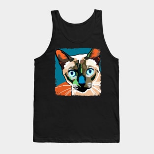 Tonkinese Pop Art - Cat Lover Gift Tank Top